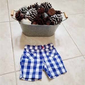 Little girls Jumping Beans, plaid summer shorts